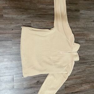 Cotton On Cream Quarter-Zip Sweatshirt